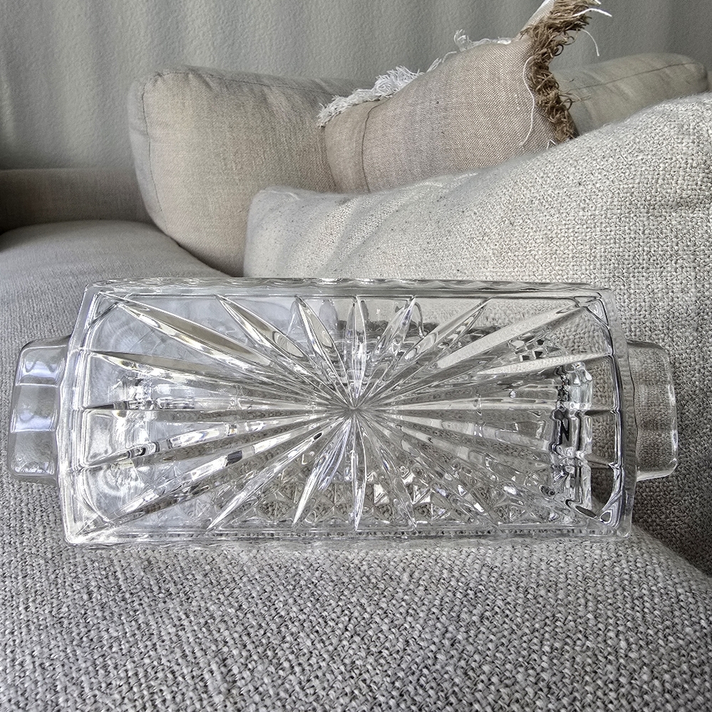 Longchamp 1/4 lb Crystal Butter Dish - Picture 5 of 5